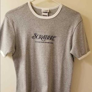 Vintage Scrabble Shirt, One of a Kind